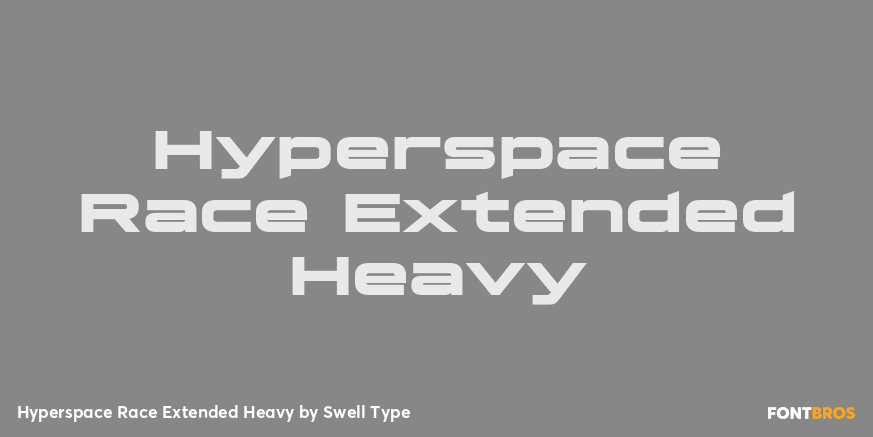 Hyperspace Race Extended Heavy Poster