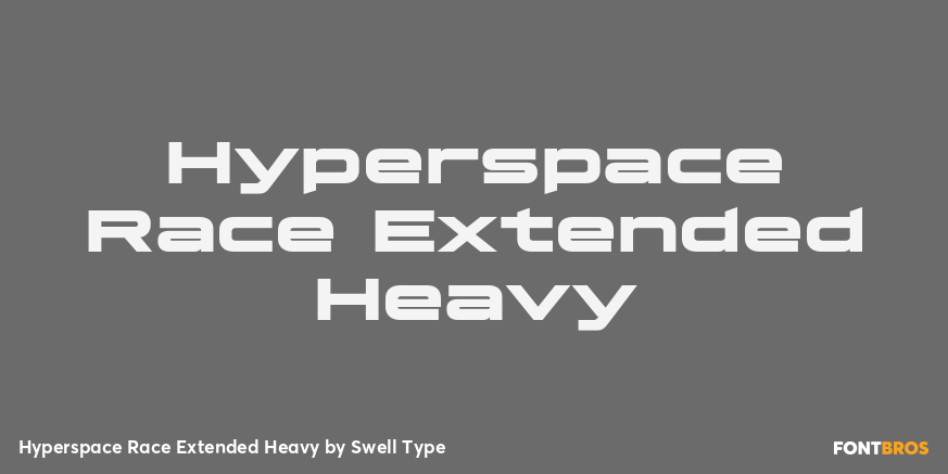 Hyperspace Race Extended Heavy Poster