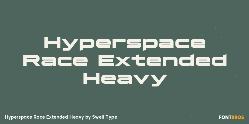 Hyperspace Race Extended Heavy Poster