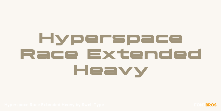 Hyperspace Race Extended Heavy Poster