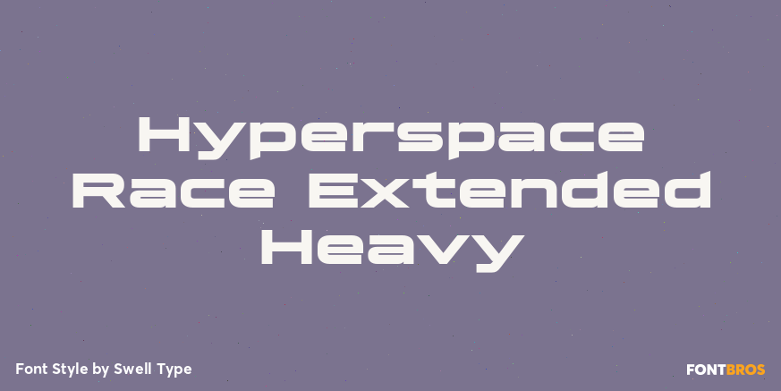 Hyperspace Race Extended Heavy Poster