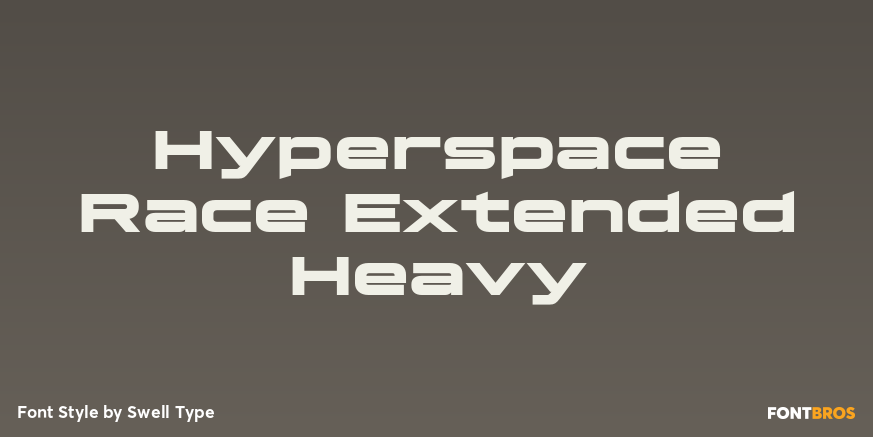 Hyperspace Race Extended Heavy Poster