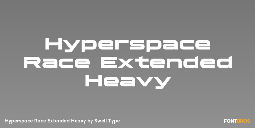 Hyperspace Race Extended Heavy Poster