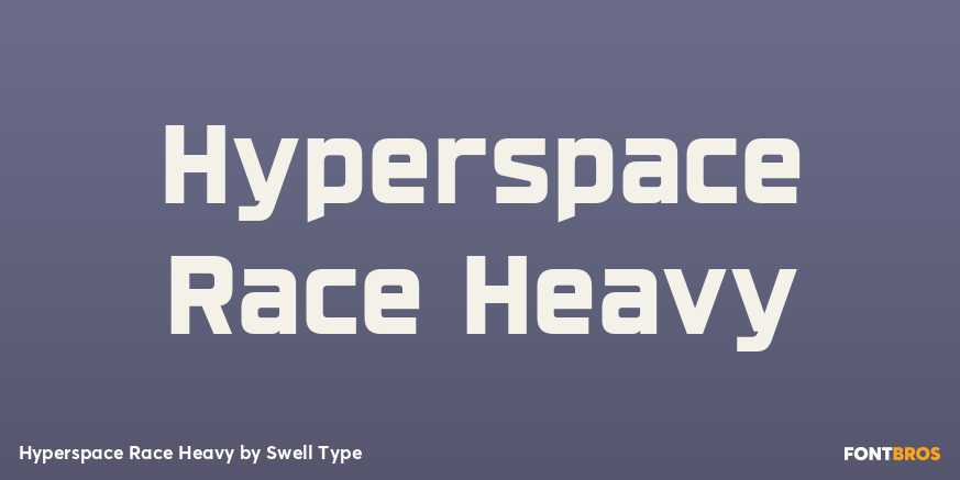 Hyperspace Race Heavy Poster