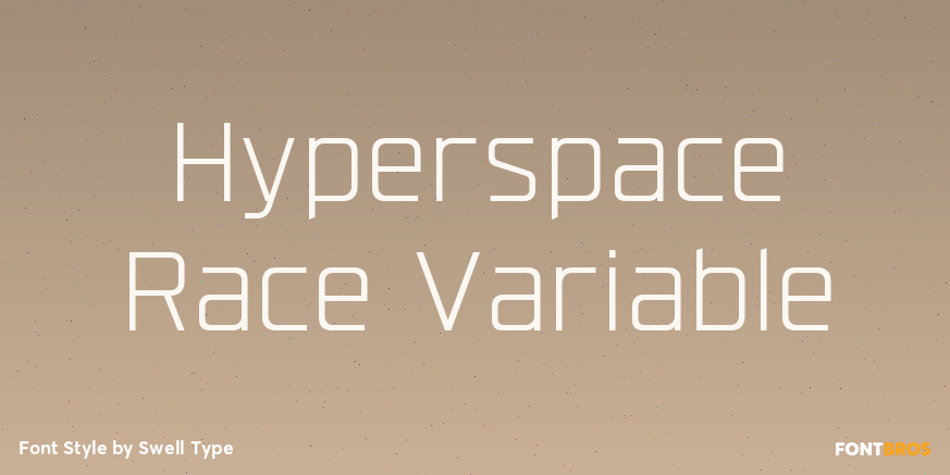 Hyperspace Race Variable Poster