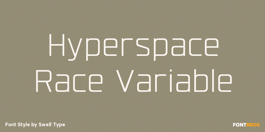 Hyperspace Race Variable Poster