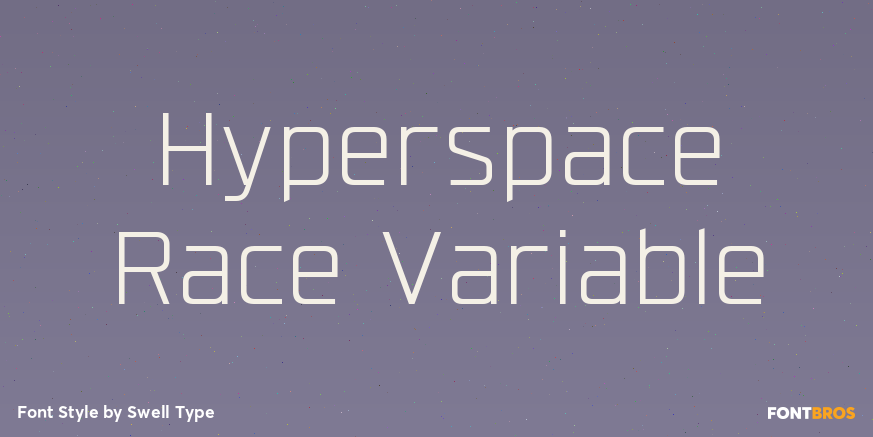 Hyperspace Race Variable Poster
