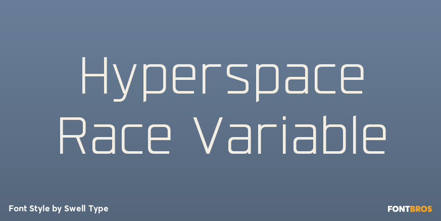 Hyperspace Race Variable Poster