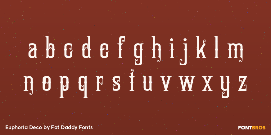 Euphoria Deco Font Poster #3