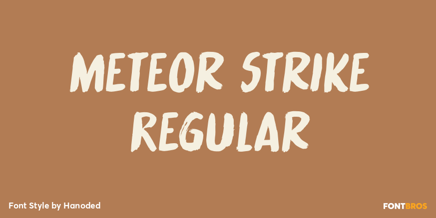 Meteor Strike Regular Poster