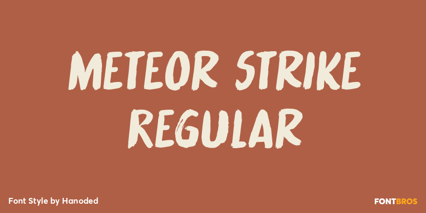 Meteor Strike Regular Poster