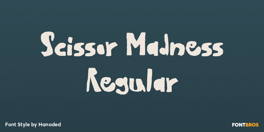 Scissor Madness Regular Poster