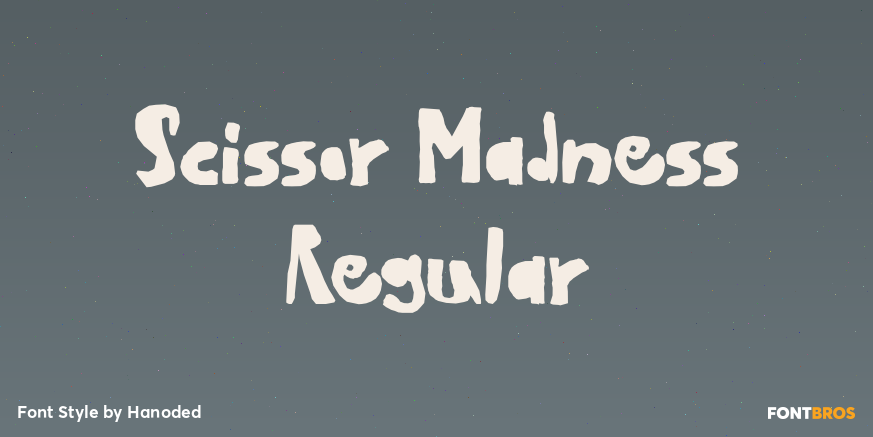 Scissor Madness Regular Poster