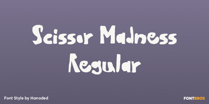 Scissor Madness Regular Poster