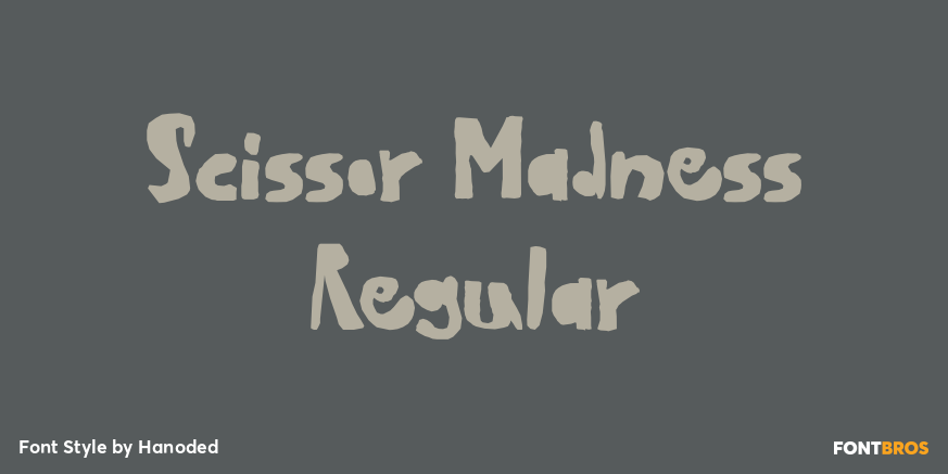 Scissor Madness Regular Poster