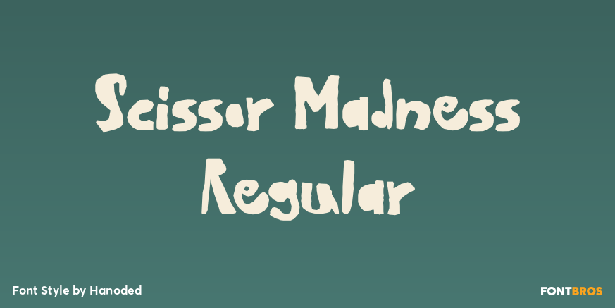 Scissor Madness Regular Poster