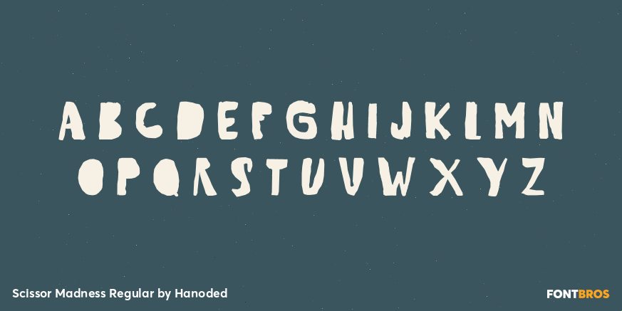 Scissor Madness Regular Font Poster #1