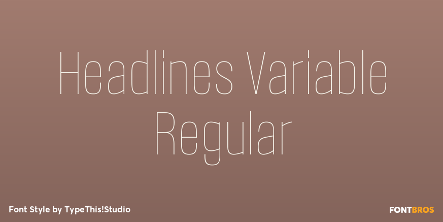 Headlines Variable Regular Poster