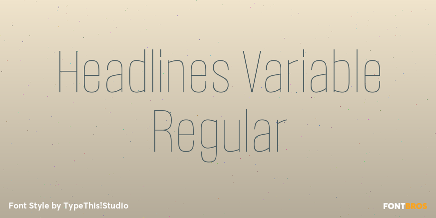 Headlines Variable Regular Poster