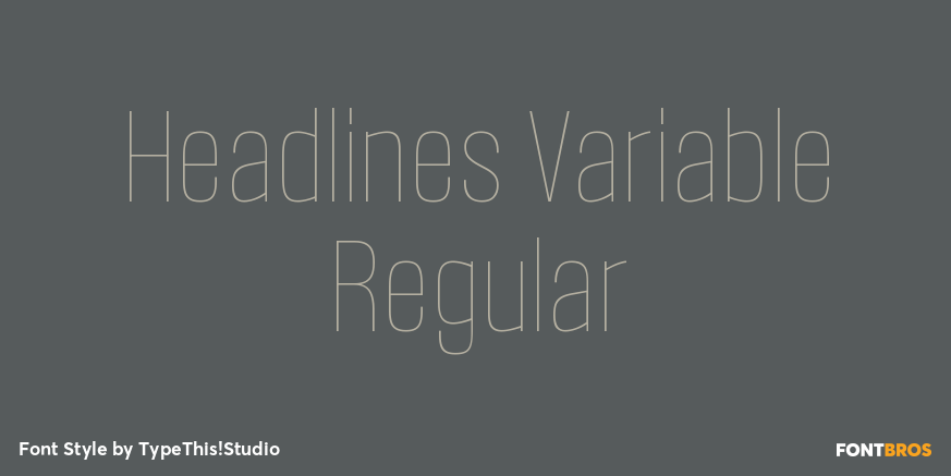 Headlines Variable Regular Poster