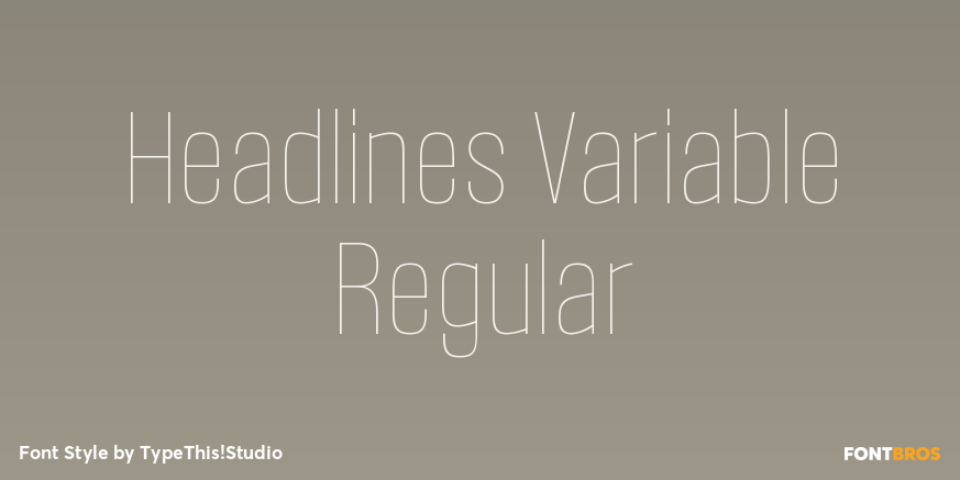 Headlines Variable Regular Poster