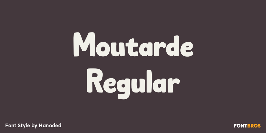 Moutarde Regular Poster