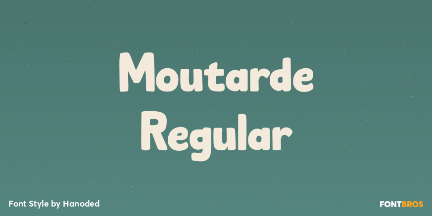 Moutarde Regular Poster