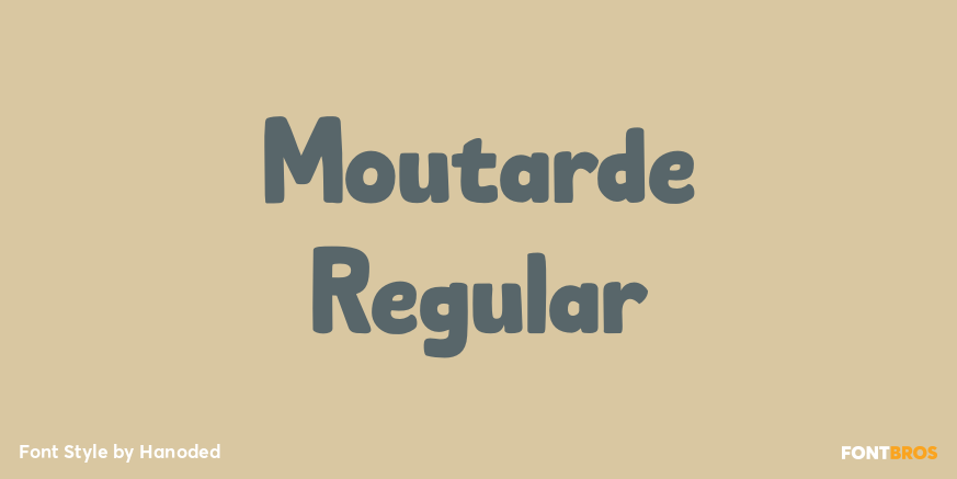 Moutarde Regular Poster