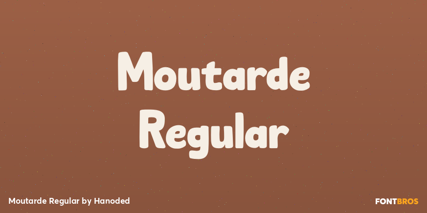 Moutarde Regular Poster