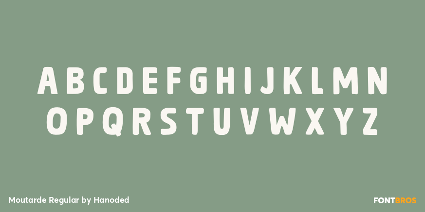 Moutarde Regular Font Poster #1