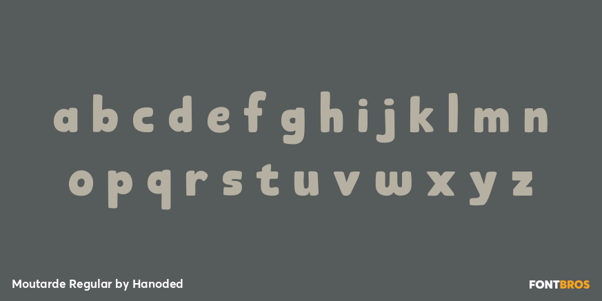 Moutarde Regular Font Poster #1