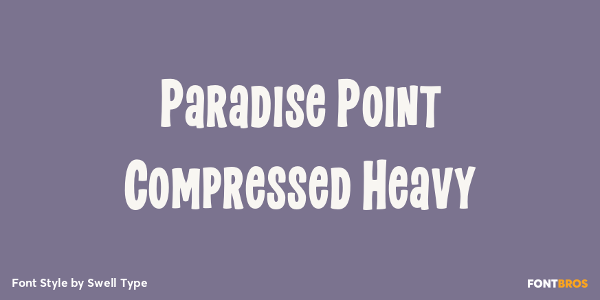 Paradise Point Compressed Heavy Poster