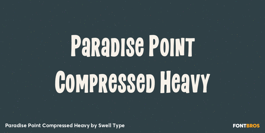 Paradise Point Compressed Heavy Poster