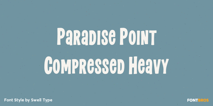 Paradise Point Compressed Heavy Poster