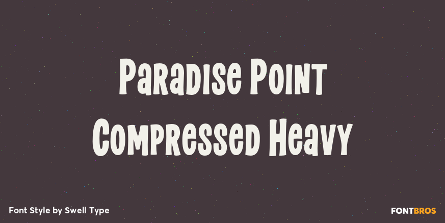 Paradise Point Compressed Heavy Poster