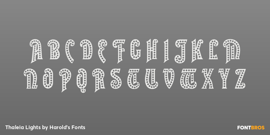 Thaleia Lights Font Poster #2