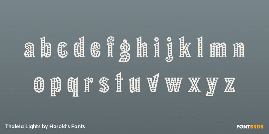 Thaleia Lights Font Poster #3