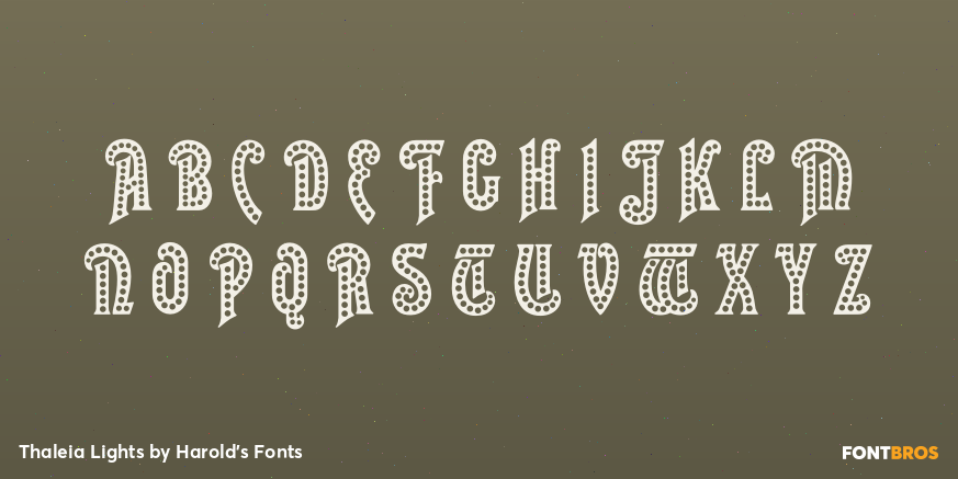 Thaleia Lights Font Poster #1