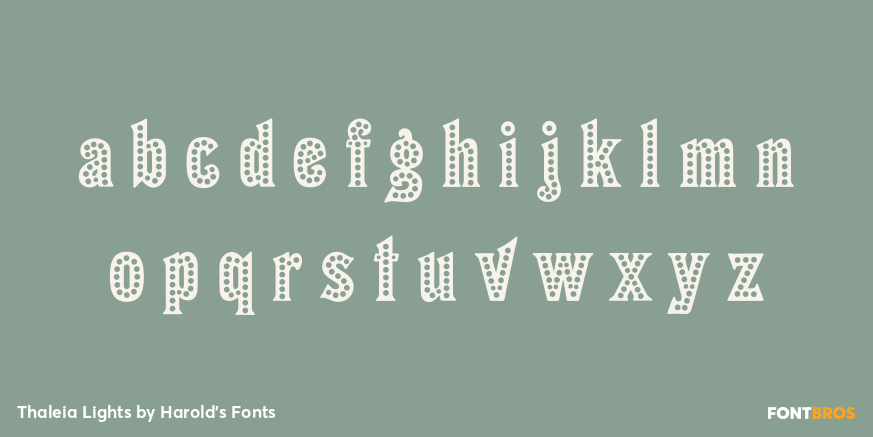 Thaleia Lights Font Poster #1