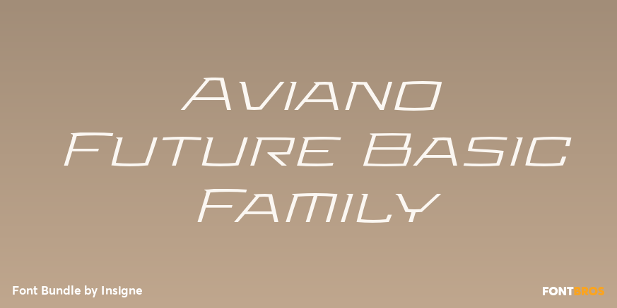 Aviano Future Basic Family Font Poster #1