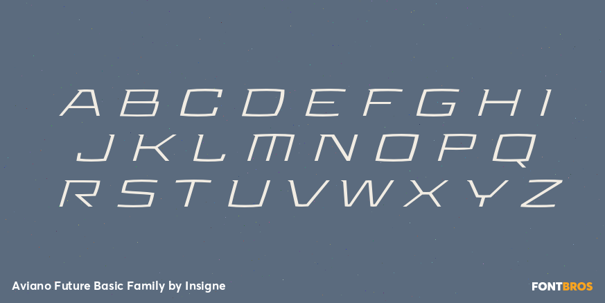 Aviano Future Basic Family Font Poster #1
