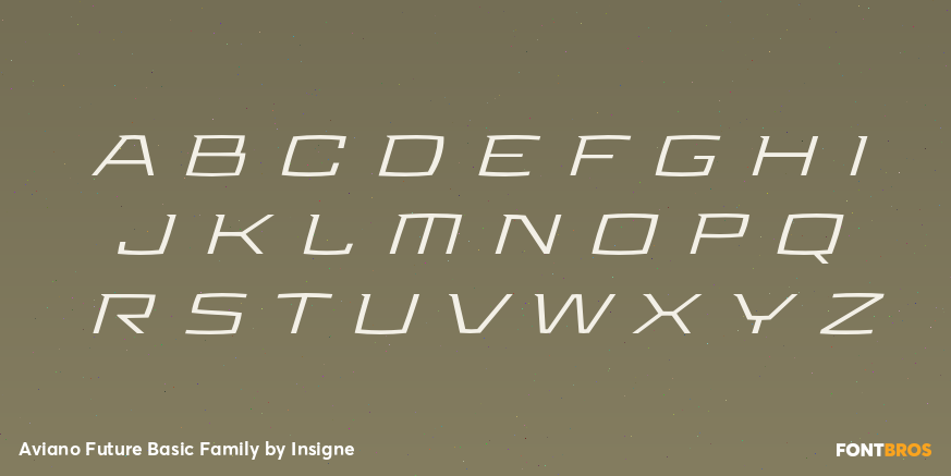 Aviano Future Basic Family Font Poster #1