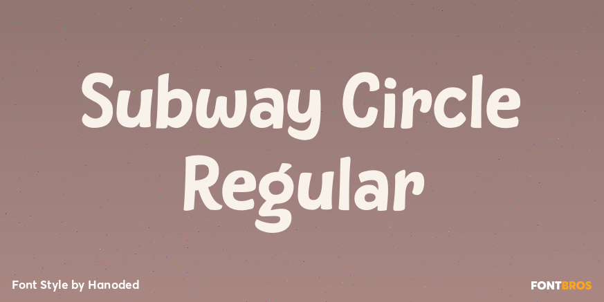 Subway Circle Regular Poster