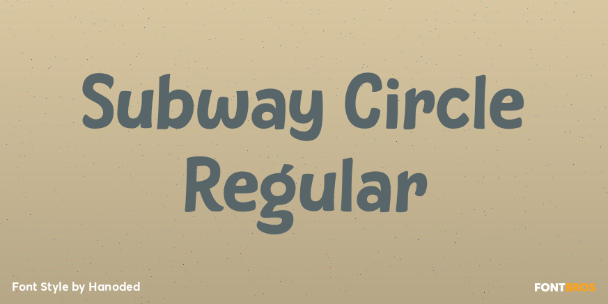 Subway Circle Regular Poster