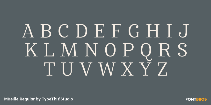 Mireille Regular Font Poster #2