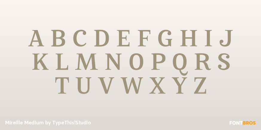 Mireille Medium Font Poster #2