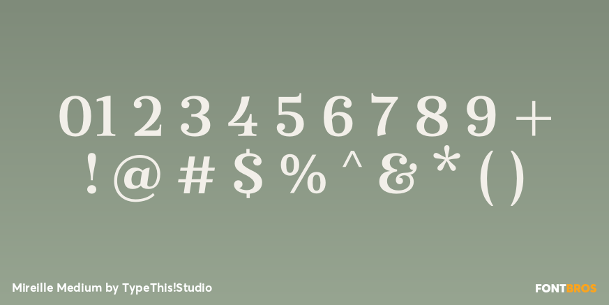 Mireille Medium Font Poster #4