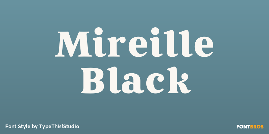 Mireille Black Poster