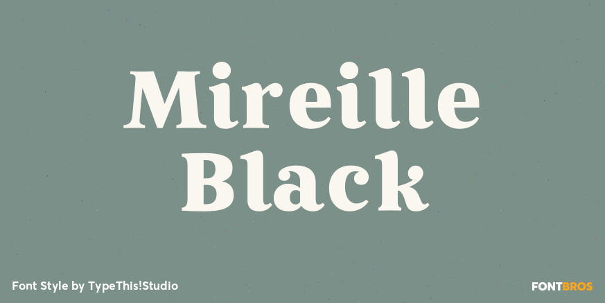 Mireille Black Poster