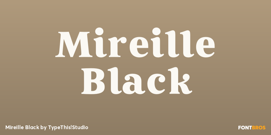 Mireille Black Poster